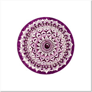 Hand drawn mandala Posters and Art